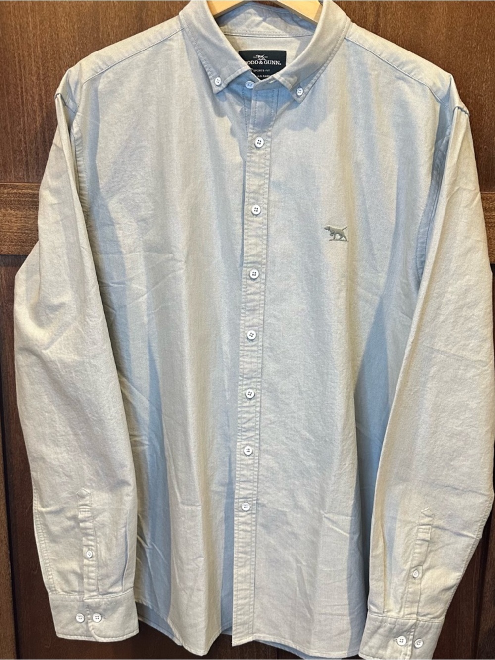 Rodd & Gunn Light Green Long-Sleeve Button-Down Shirt